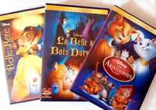 Lot 3 dvd Disney - Aristochats, Belle & la bête, Belle au bois dormant - TBE d'occasion  Lille-