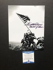 Usado, Foto autografada assinada 8x10 de Hershel Williams Beckett BAS CERTIFICADO DE AUTENTICIDADE Iwo Jima MOH EUA comprar usado  Enviando para Brazil