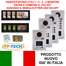 Videocitofono fili monitor usato  Trecastagni