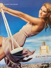 Celine Dion, Notas, Perfume, Fragrância, Página Inteira Anúncio Impresso Vintage comprar usado  Enviando para Brazil