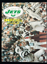Anuario oficial de fútbol americano de los New York Jets 1969 - cubierta de Joe Namath - ex segunda mano  Embacar hacia Argentina