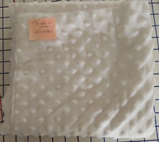 White minky fabric for sale  Shipping to Ireland