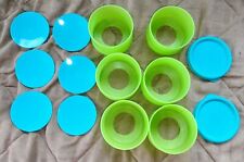 Tupperware Ice Cream Sandwich Maker/Containers/Green & Blue/Set Of Six/New for sale  Shipping to South Africa