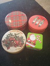 Holiday tin canister for sale  Shipping to Ireland