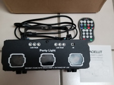 Used, DJ Lights, AOELLIT LED RGB DJ Lights Sound Activated Disco Party Lights with 15 for sale  Shipping to South Africa