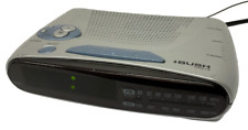 BUSH CR219 Alarm Clock MW / FM Radio Silver & Blue Digital Snooze - C59 O644 for sale  Shipping to South Africa