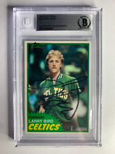 1981 Topps Larry Bird Rookie #4 Autograph BGS Beckett Authentic GOAT  for sale  Spring