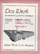 Bautzen werbung 1930 gebraucht kaufen  Leipzig