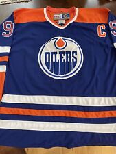 Wayne Gretzky Edmonton Oilers CCM Adult Large Jersey, used for sale  Midland