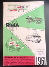 Catalogue rma 1961 d'occasion  Angers-