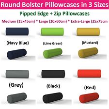 Round Bolster Pillow Case Pregnancy Neck Body Support 100% Cotton Non-Allergenic, used for sale  Shipping to South Africa