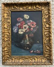 Ancien tableau bouquet d'occasion  Rosny-sur-Seine