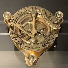 Sundial compass wooden for sale  UK