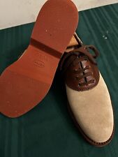 Zapatos de montar Polo Ralph Lauren Rhett gamuza blanca para hombre talla múltiple, usado segunda mano  Embacar hacia Argentina