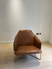 Armchairs used leather for sale  LONDON