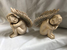 Pair cherub angels for sale  BLAENAU FFESTINIOG