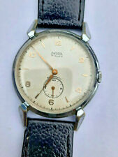 Relógio de pulso masculino Omodox 17 rubis antimagnético fantasia lug side segundo raro 37mm comprar usado  Enviando para Brazil