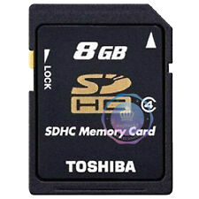 Toshiba 8GB 8G SD Secure Digital Memory Card SDHC Standard Cass4 for Camera GPS for sale  Shipping to South Africa