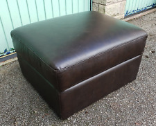 Deep brown footstool for sale  NELSON