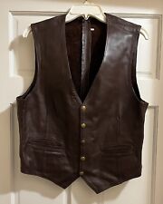 Vintage brown leather for sale  Patchogue