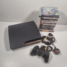 Kontroler Sony Playstation PS3 Slim 160GB (CZ-2503A) i 15 gier na sprzedaż  Wysyłka do Poland