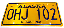 Alaska license plate for sale  Moriarty