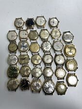 Mechanical Gold Toned Watch Heads Spares Or Repairs  Job Lot for sale  Shipping to South Africa
