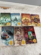 Chronicles of Narnia C.S. Conjunto de 7 livros de brochura Lewis, usado comprar usado  Enviando para Brazil