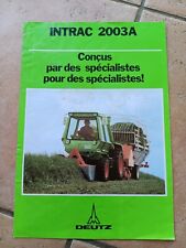Brochure fahr tracteur d'occasion  La Roche-sur-Yon