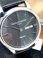 Relógio masculino Frederique Constant FC-225GT5B6 suíço quartzo mostrador cinza pulseira de couro comprar usado  Enviando para Brazil