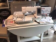 Janome 550E Embroidery Machine With NEW Extras Acufil  for sale  Brimfield