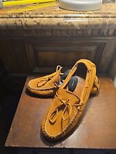 MINNETONKA MENS DRING MOCCOSINS 10.5 SOFT LEATHER for sale  Shipping to South Africa