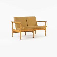 1975 Hans Krieks Settee by CI Designs Boston in Oak and Fabric American Modern  for sale  Shipping to South Africa
