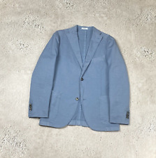 Blazer esportivo Boglioli masculino tingido leve azul claro jaqueta "K" 50R, usado comprar usado  Enviando para Brazil