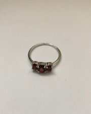 Red birthstone ring for sale  LONDON