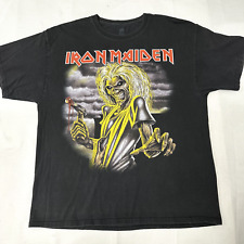 Camisa de colección Iron Maiden para hombre XL negra manga corta asesinos de doble cara Hanes segunda mano  Embacar hacia Argentina