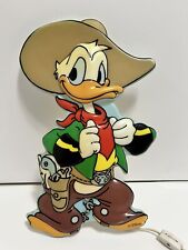 Usado, Lámpara Vaquero Pato Donald De Colección Años 70, Luz, Funcionando segunda mano  Embacar hacia Mexico