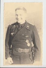 Deutscher Panzermann in Uniform mit Abzeichen / Orden EK – Foto gebraucht kaufen  Hagenow