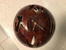 Wooden clock handmade for sale  Kewaskum