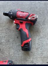 Milwaukee 2401-22 M12 12 volts íon de lítio 1/4 pol. Parafuso hexagonal sem fio comprar usado  Enviando para Brazil