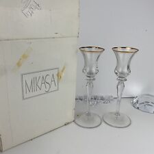 Mikasa crystal candlestick for sale  Shipping to Ireland