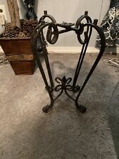 wrought iron glass top table for sale  Fairview