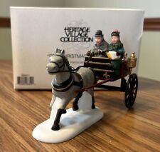 Usado, Dept 56 Heritage Village ROJO NAVIDAD SULKY 58401 Caballo y Carro Dickens Village segunda mano  Embacar hacia Argentina