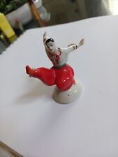 Rare Vintage Made in USSR - Handpainted Porcelain Soviet Hopak Dancer, used for sale  Shipping to South Africa