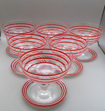 Set vintage glass for sale  WEYMOUTH