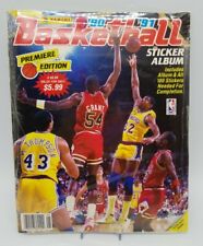 Usado, 1990-91 Panini adesivo de basquete álbum edição de estreia 180 adesivos NBA Jordan comprar usado  Enviando para Brazil