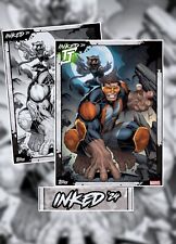 Topps Marvel Collect Inked '24 S2 Hank McCoy & Rocket Tilt + B & W ⭐Tarjeta digital segunda mano  Embacar hacia Argentina