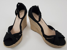 Canvas black espadrille for sale  New Britain