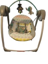 Bright Starts Portable Automatic 6-Speed Baby Swing with Adaptable Speed  for sale  Shipping to South Africa