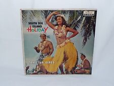 TAHITIAN-AIRES South Sea Island Holiday Decca DL 8870 LP estéreo vinil assinatura, usado comprar usado  Enviando para Brazil